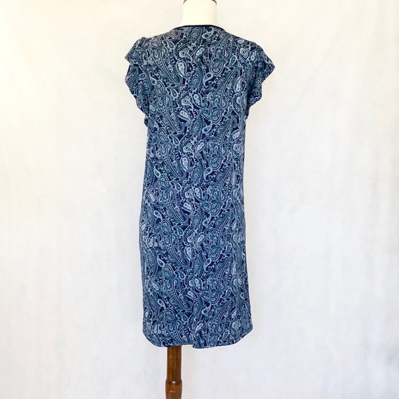 Michael Michael Kors Navy Paisley Pattern Dress - Picture 4 of 8